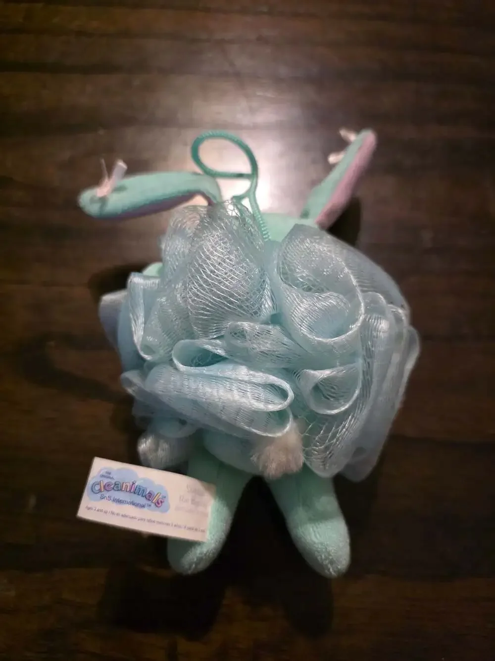 Cleanimals SnS International Sniffles The Bunny Bath Pouf Loofah Sponge